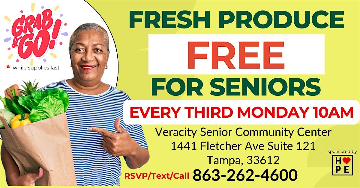 FREE FRESH PRODUCE FOR SENIORS