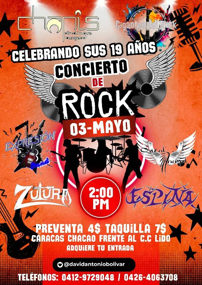 Aniversario gigantes del rock