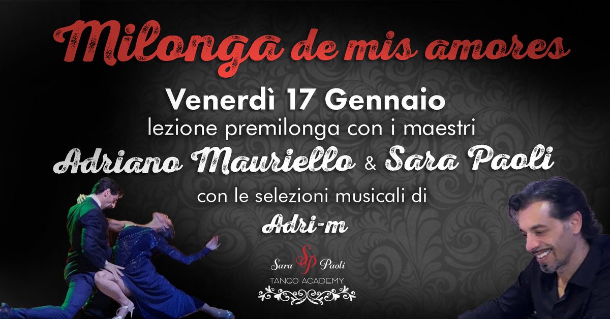 Milonga de mis amores con Adriano Mauriello