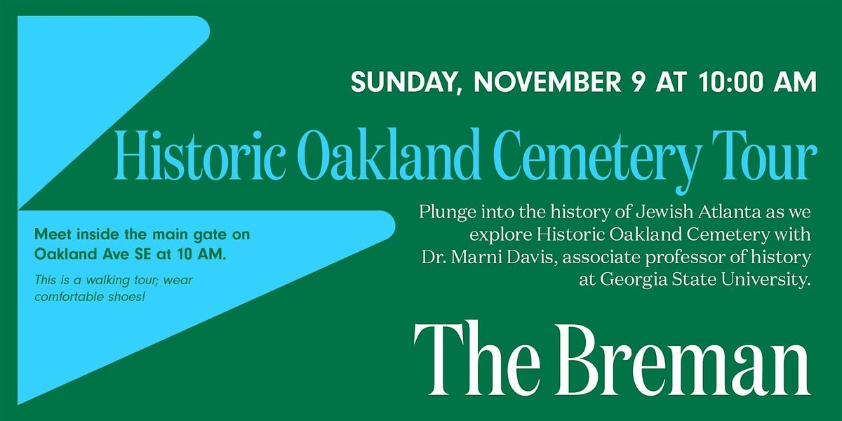 Historic Oakland Cemetery Tour