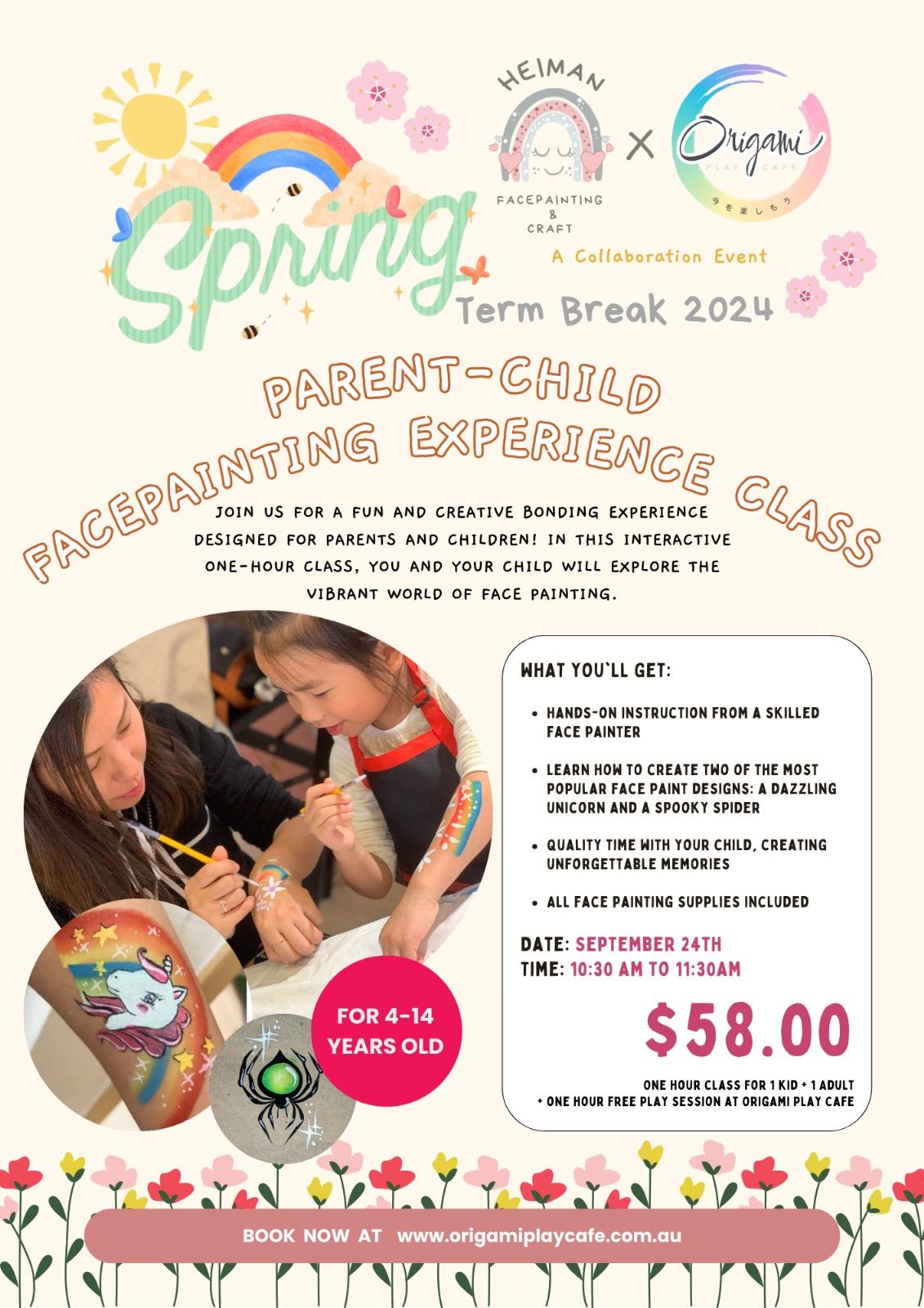 Parent-Child Face Painting Class