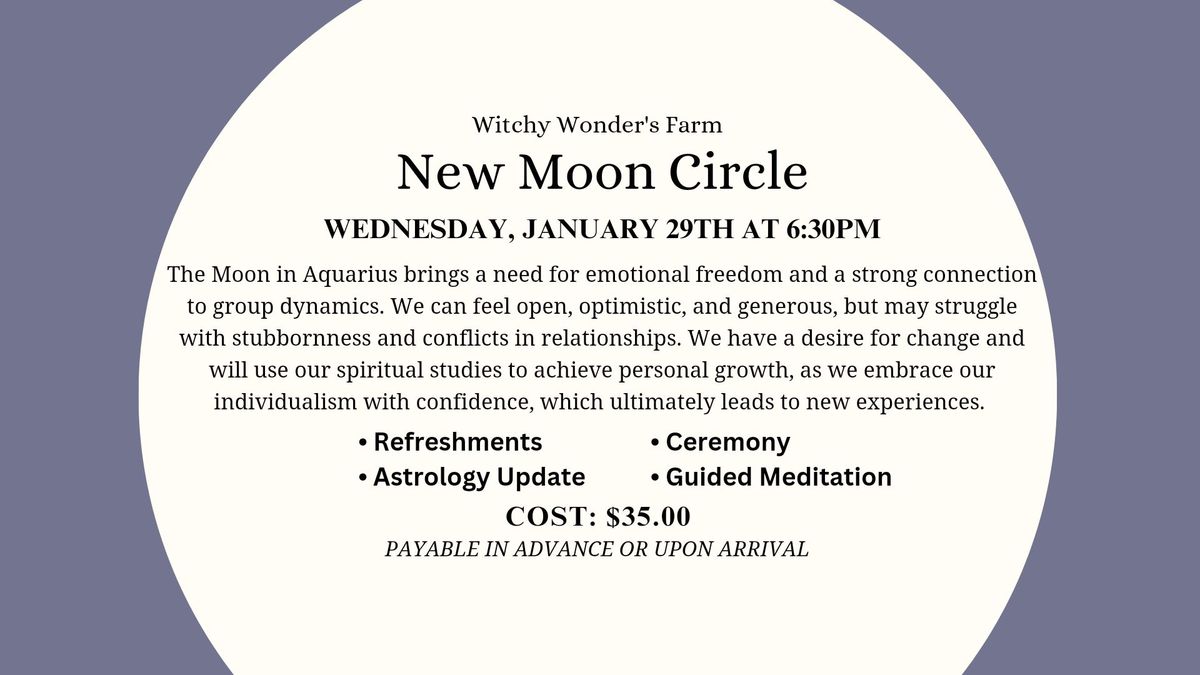 New Moon Circle 