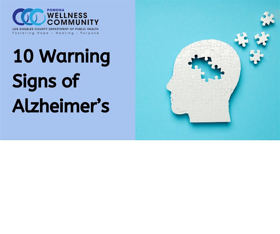 10 Warning Signs of Alzheimer's