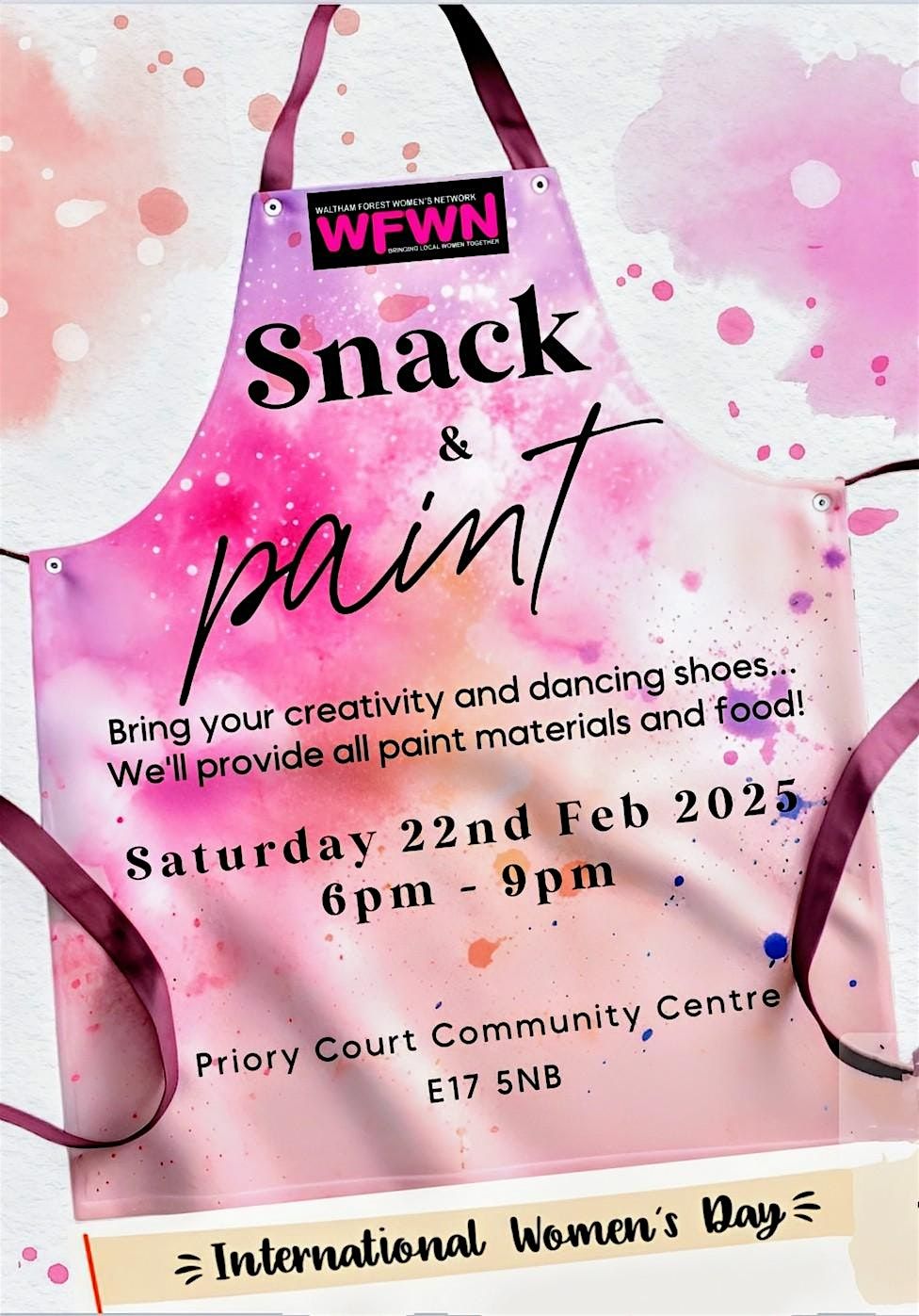 Galentines Snack & Paint Evening