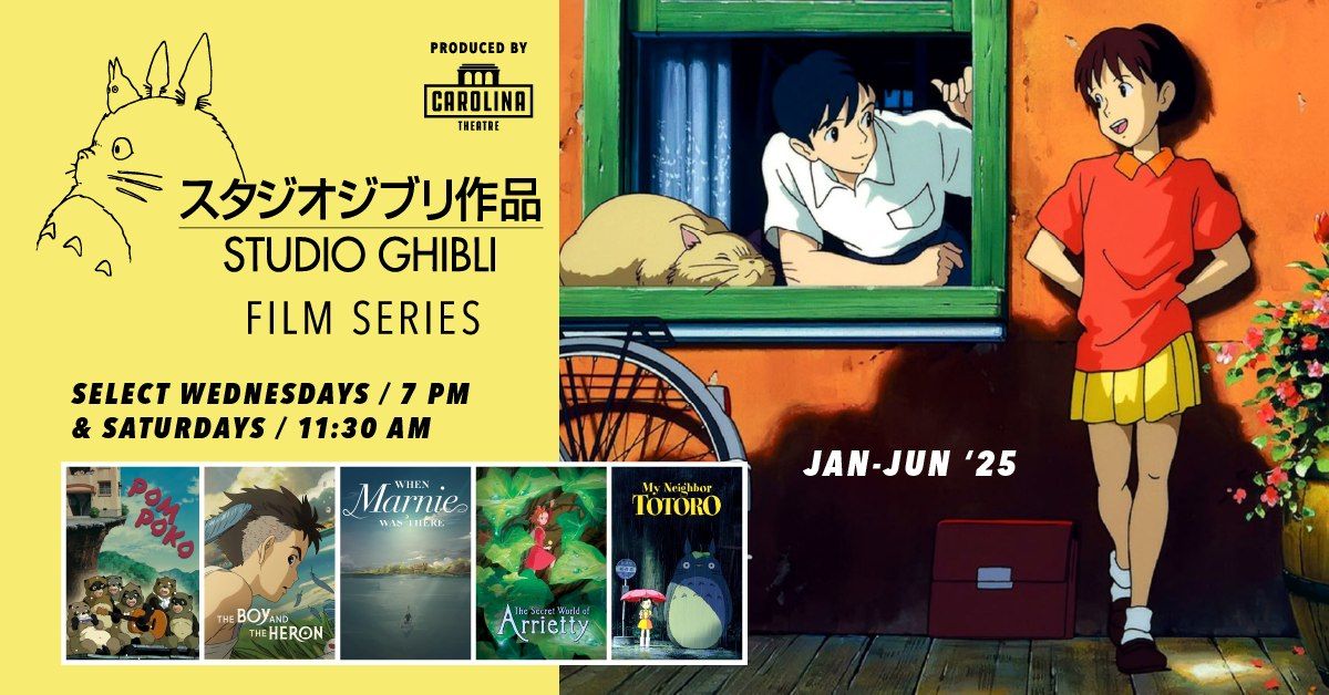 The Studio Ghibli Film Series Jan-June 2025