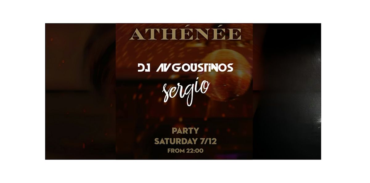 The Pre-Christmas Reunion @ Athenee Athens - Dj Avgoustinos Sat 7\/12