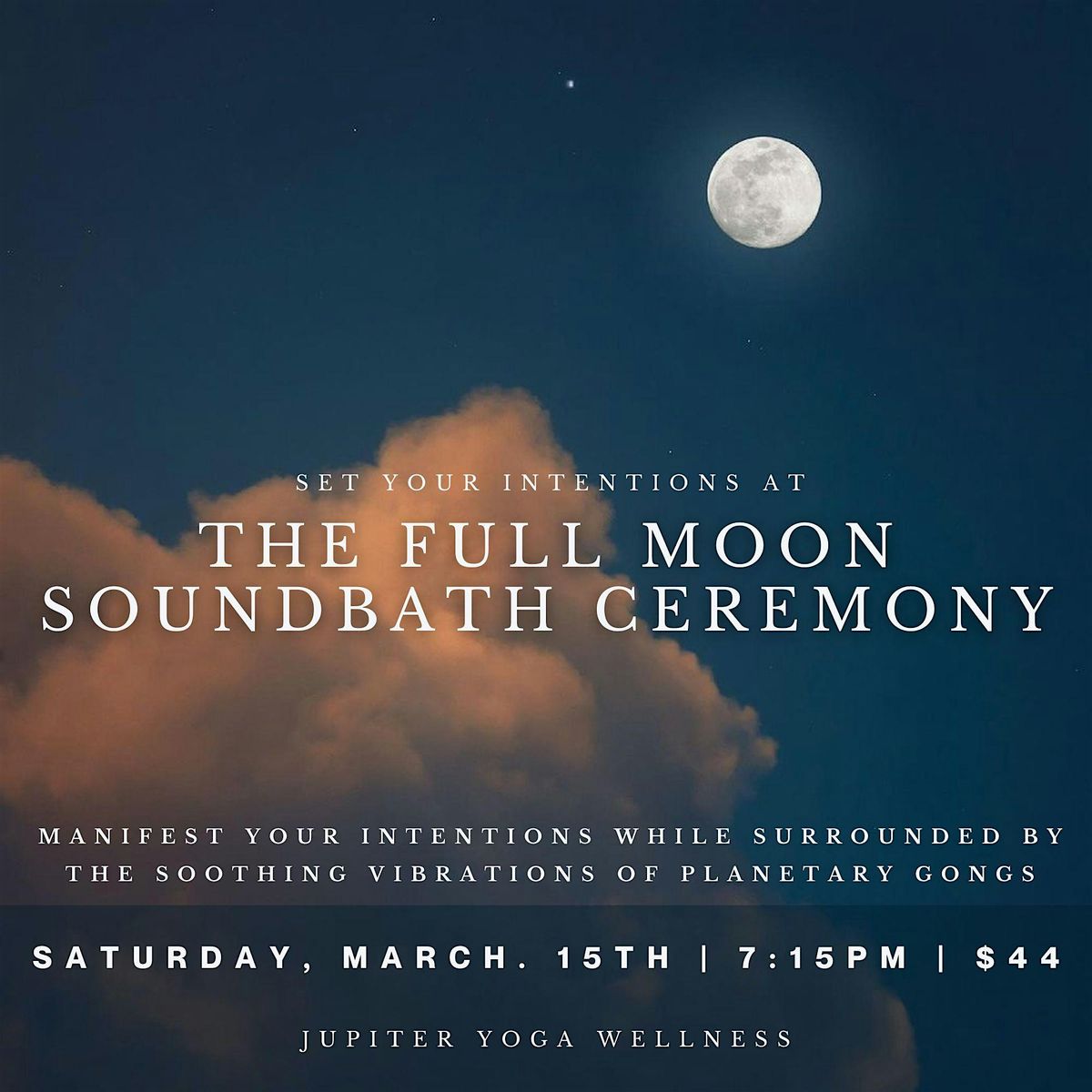 A Full Moon Soundbath Ceremony