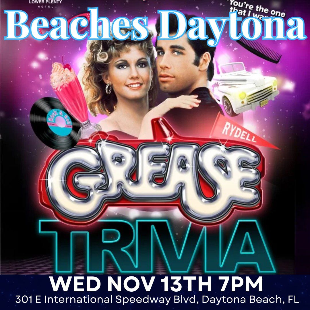 Grease Trivia @ Beaches Daytona