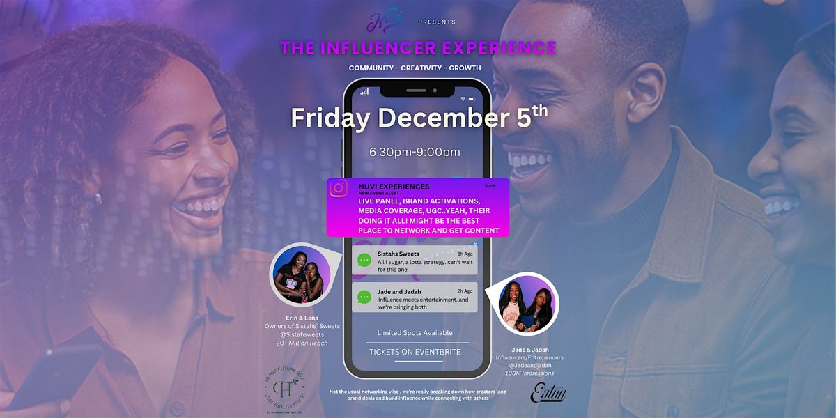 Influencer Experience Event: Presented By NUVI