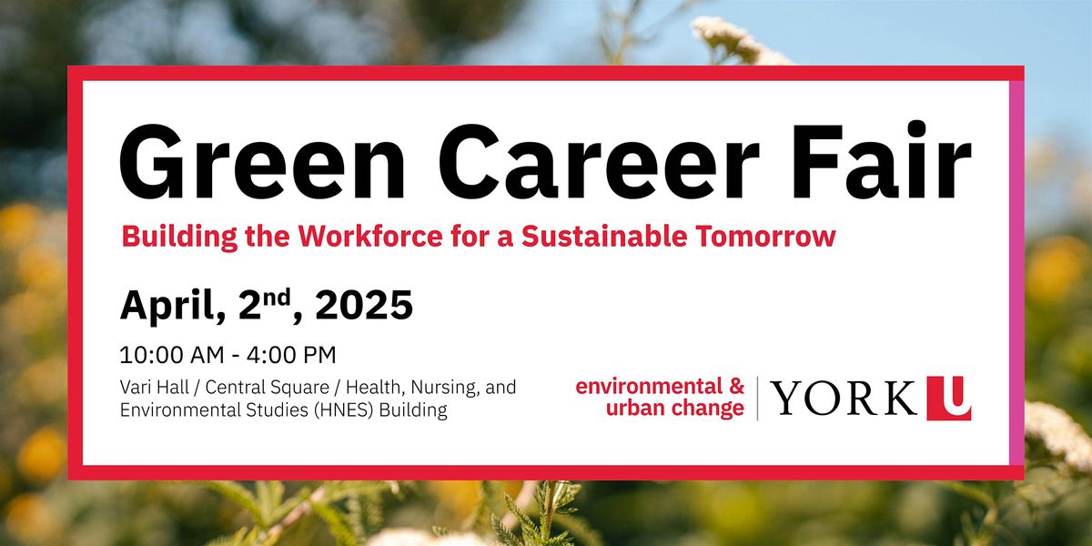 York University 2025 Green Career Fair