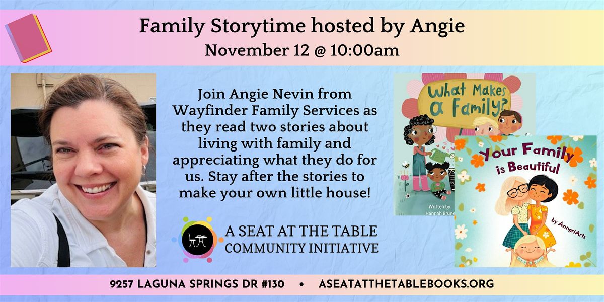 Wednesday Family Storytime with Wayfinder Family Services