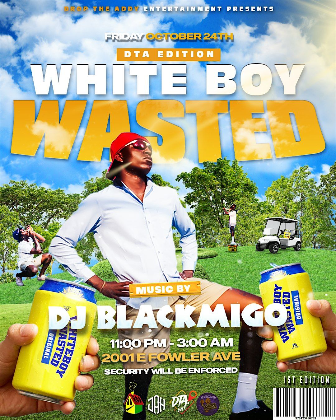 White Boy Wasted- Drop The Addy Edition