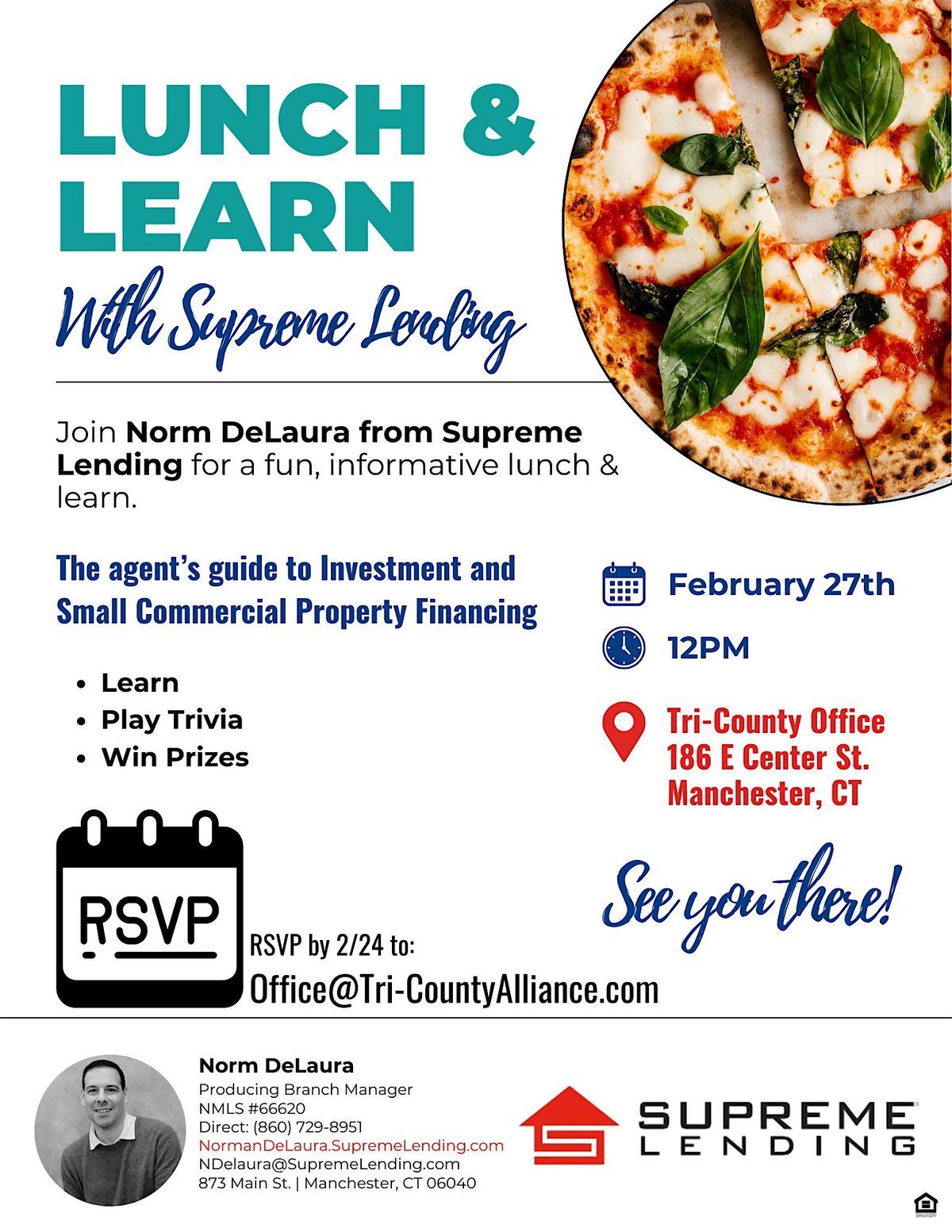 February Lunch & Lean with Norm DeLaura