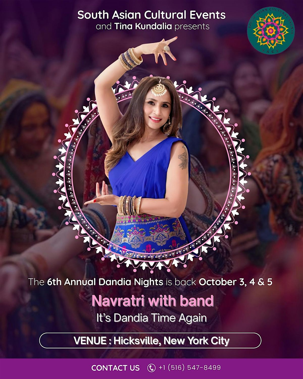 Dandia Nights - Hicksville by Tina Kundalia | OCT 3, 4 & 5 | New York