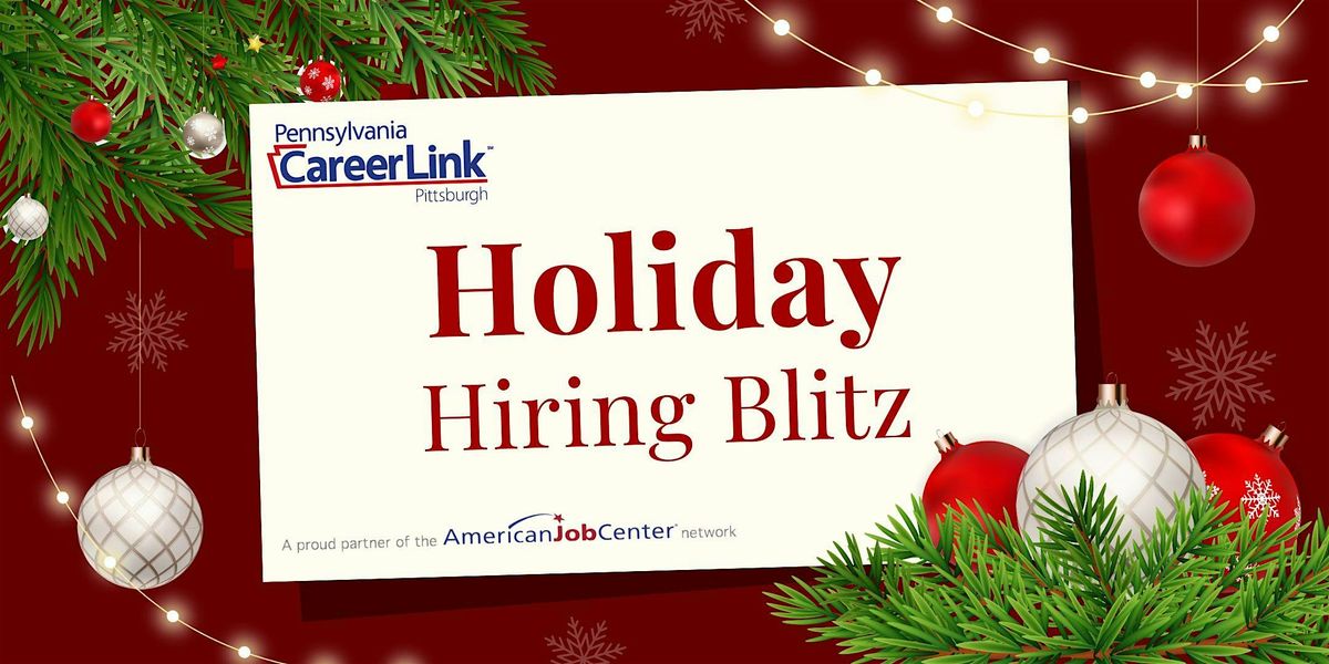 Holiday Hiring Blitz (For Employers!)