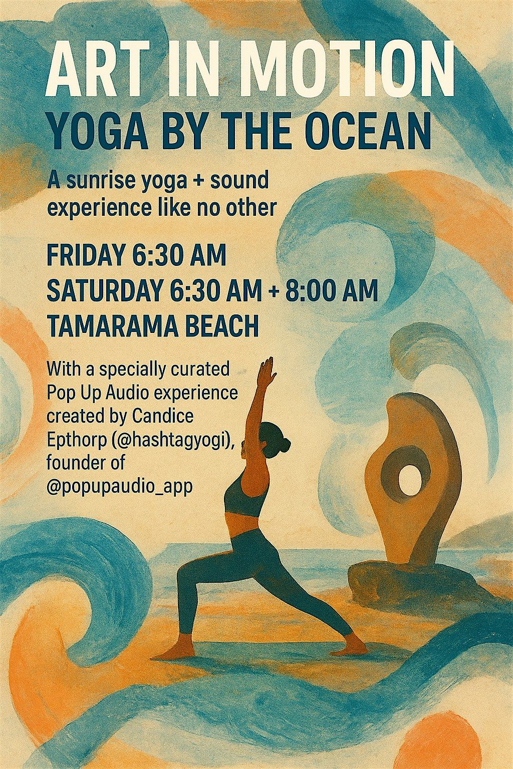 Art in Motion: Yoga by the Ocean