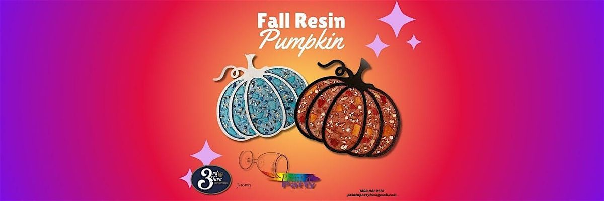Resin pumpkin