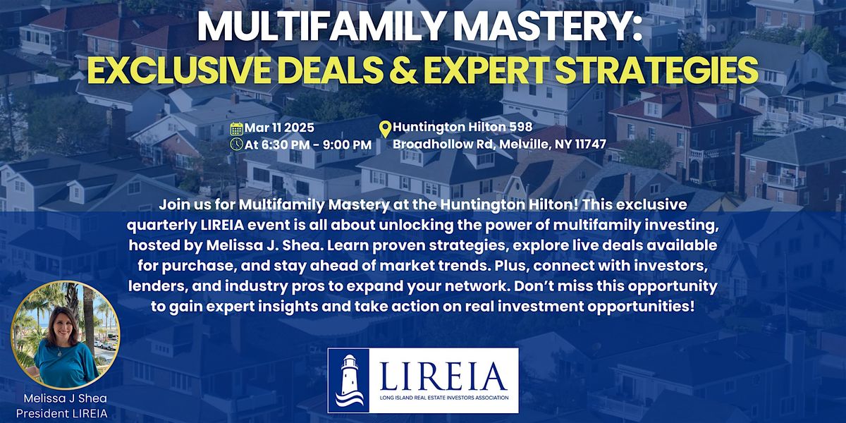 Multifamily Mastery: Exclusive Deals & Expert Strategies