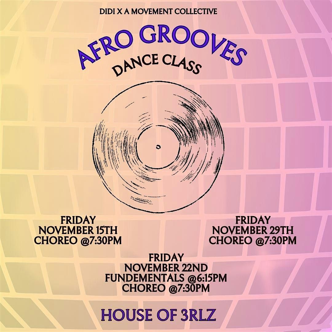 November 22nd Afro Grooves: Fundamentals