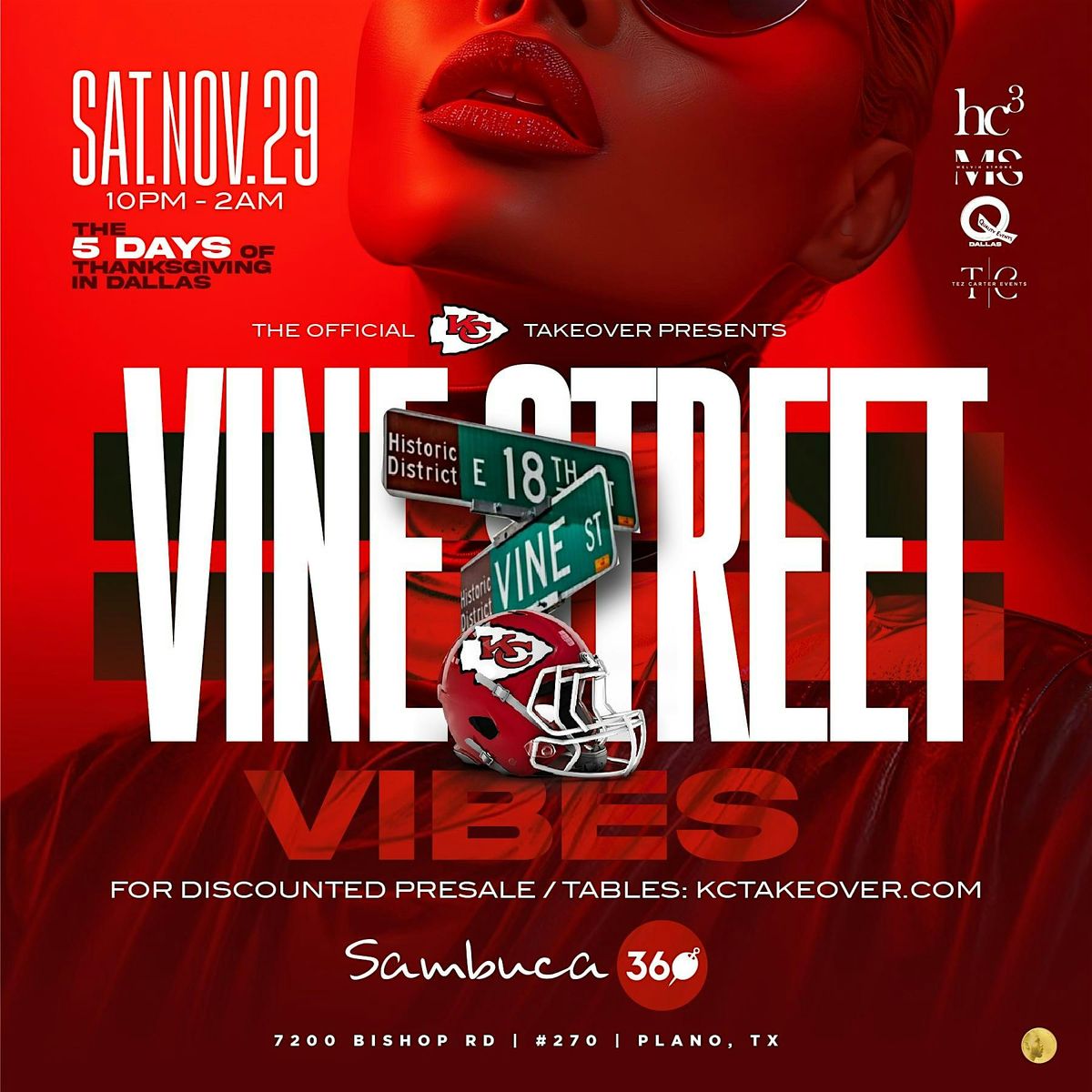 THE OFFICIAL KC TAKEOVER - VINE ST VIBES @ SAMBUCA