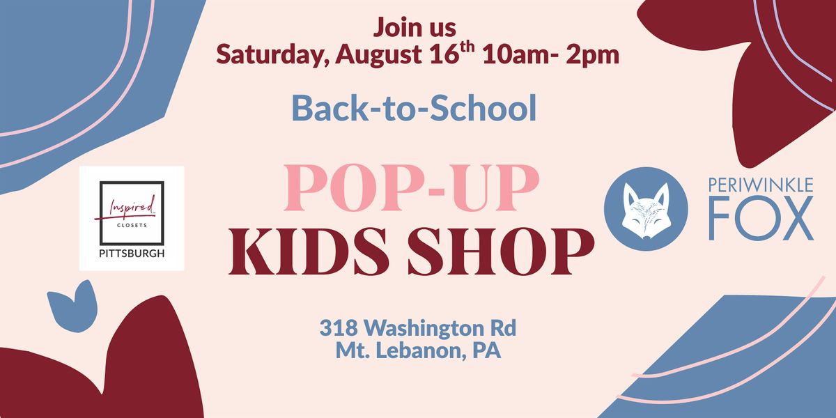 Inspired Back-to-School Kids Shopping with Periwinkle Fox!