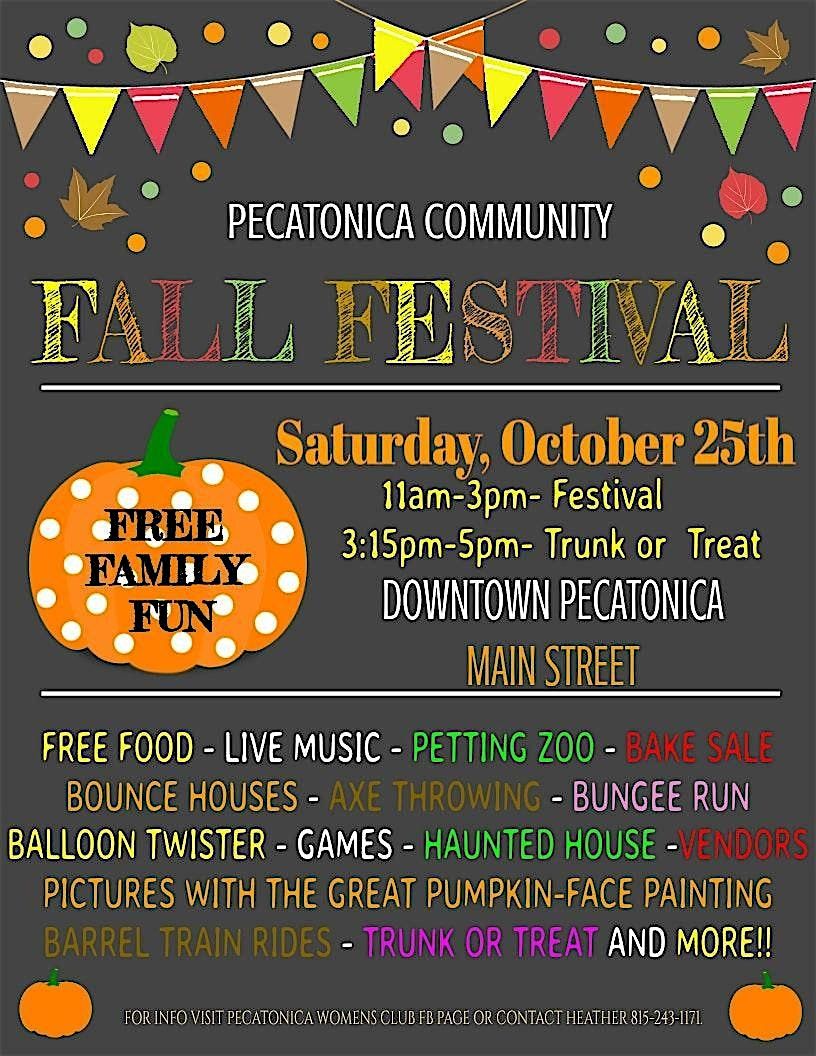 Pecatonica Fall Festival Vendor Show
