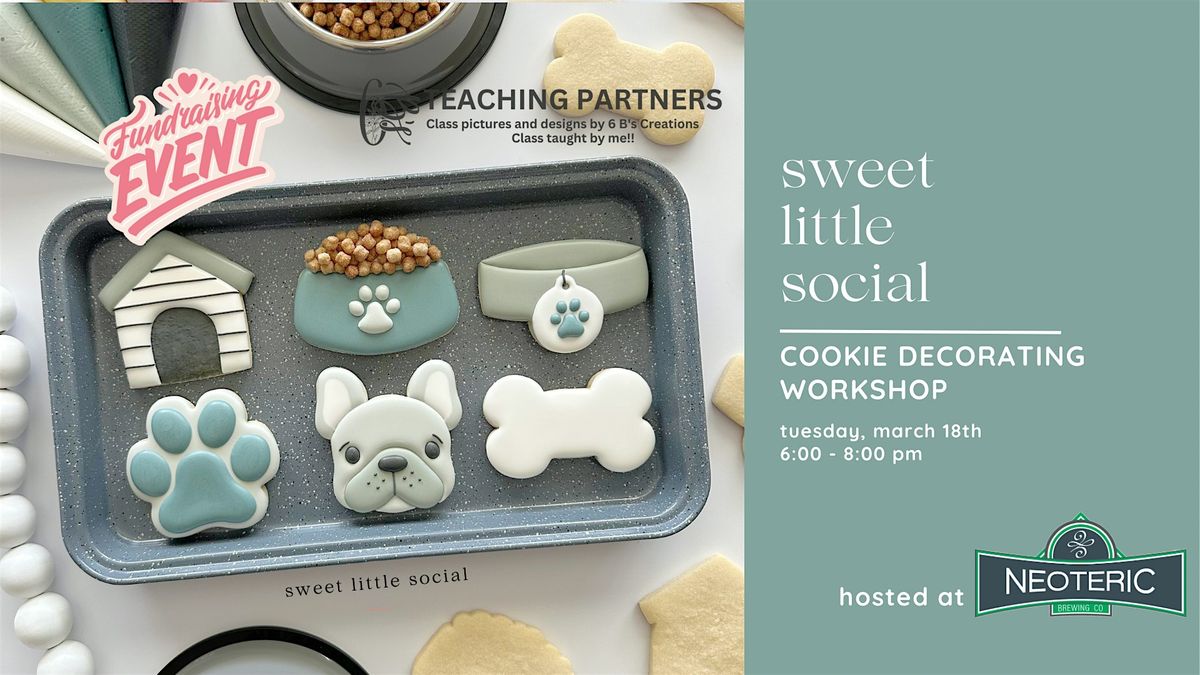 Doggy Cookie Decorating Workshop & Fundraiser by Sweet Little Social