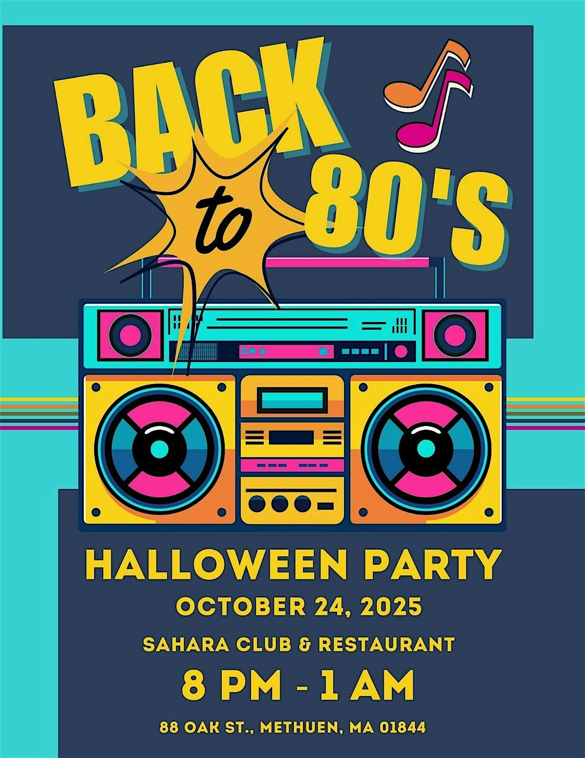 Back to the 80's Halloween Party