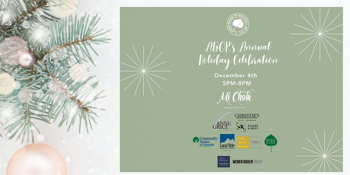 Aspen Board of Realtors 2024 Annual Holiday Party