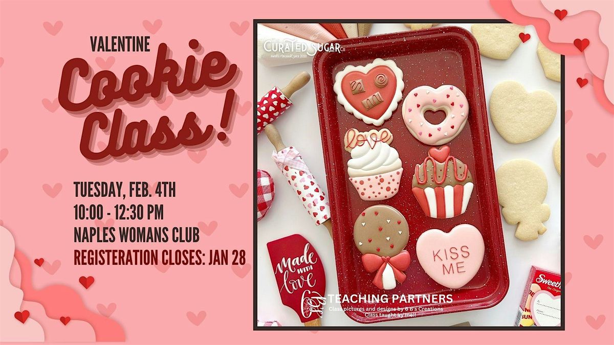 Valentine Sweet Tooth  -  Cookie Decorating Class