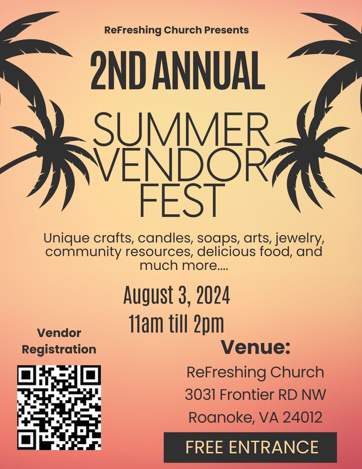 2nd Annual Summer Vendor Fest