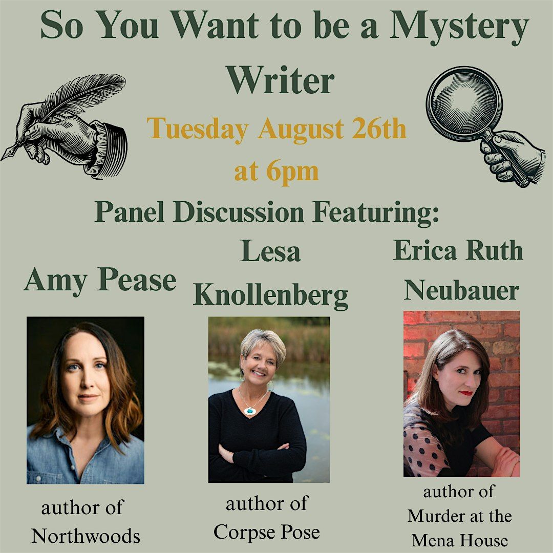So You Want to be a Mystery Writer