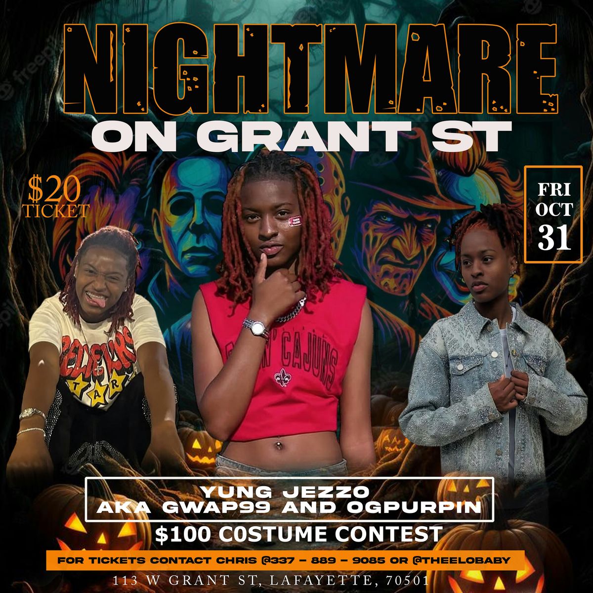 Nightmare on Grant Street 9pm-2am