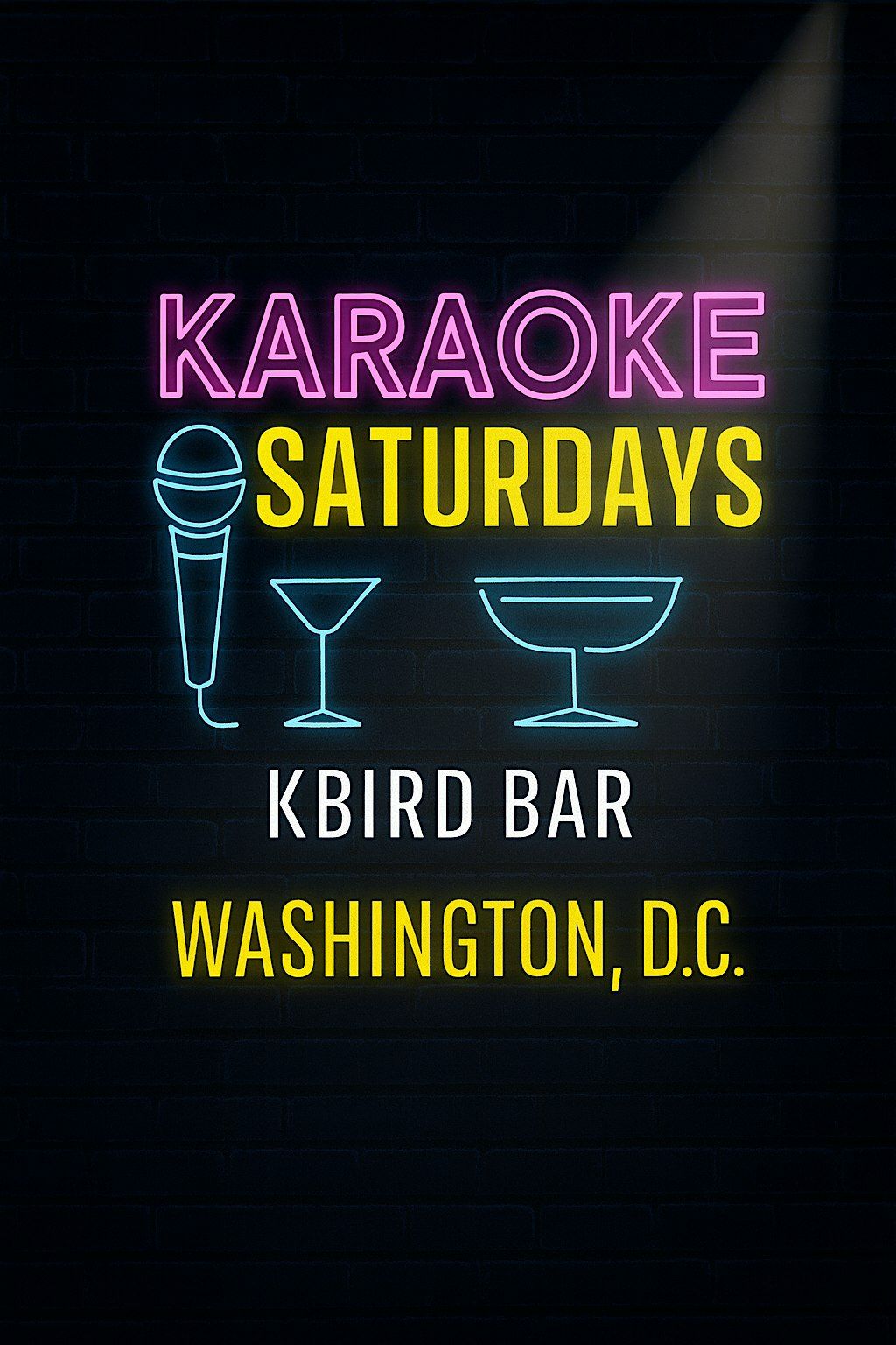 Karaoke Saturdays at KBird Bar DC