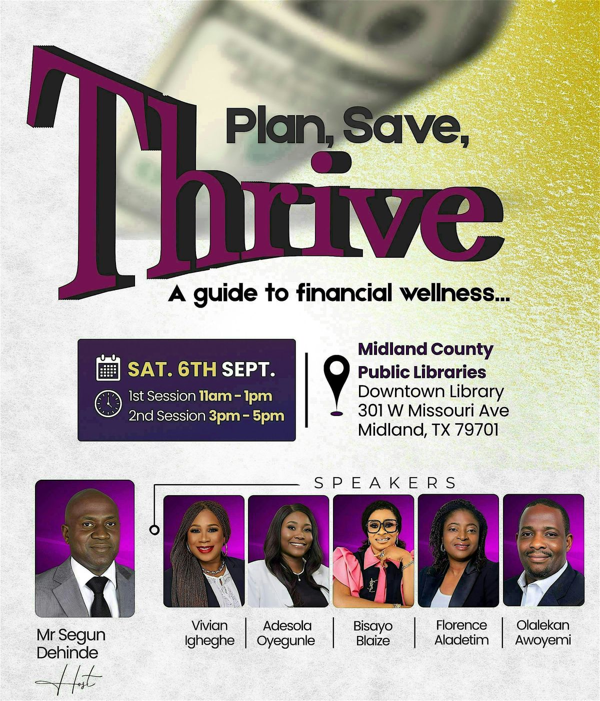Plan, Save, Thrive - A  guide to financial wellness