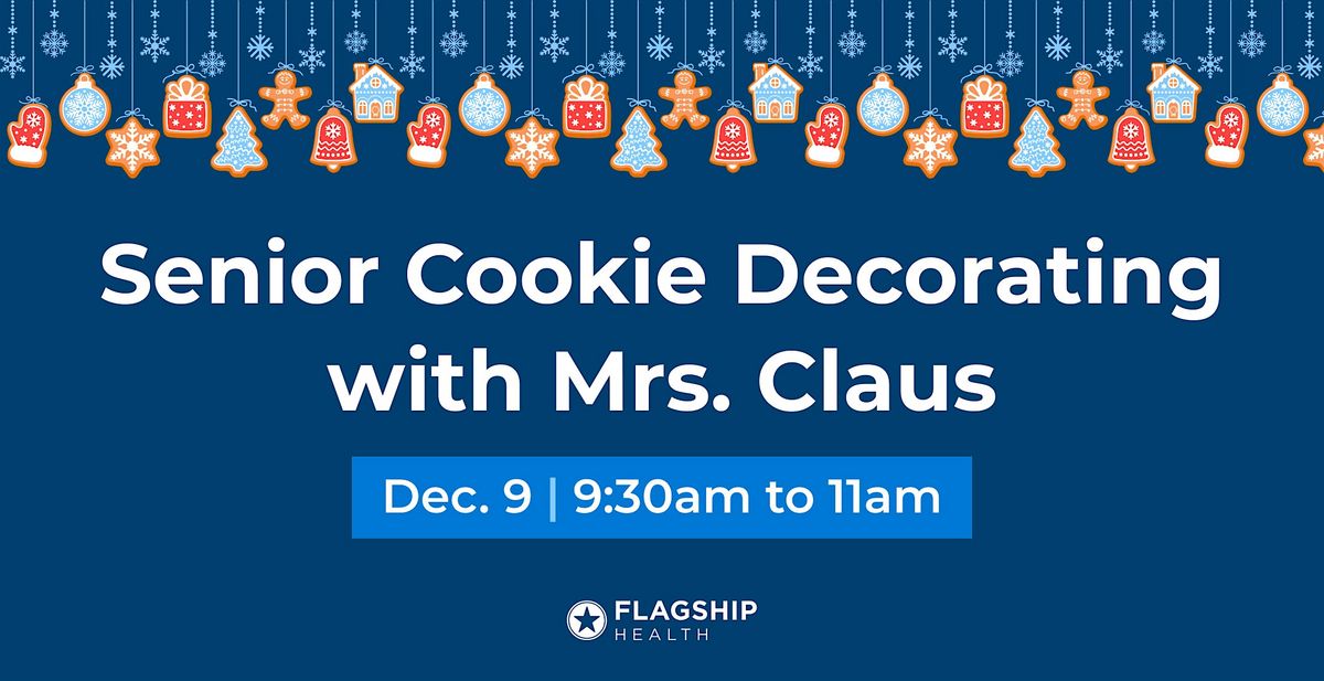 Senior Cookie Decorating with Mrs. Claus