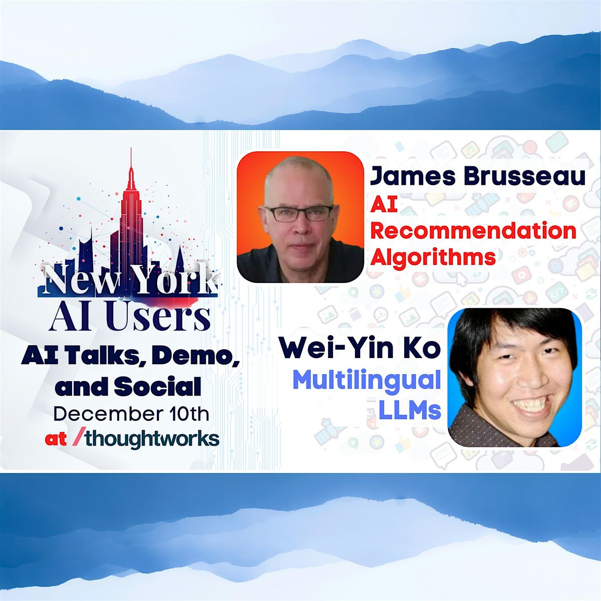 NYC AI Users - AI Talks & Social: Recommendation and Multilingual LLMs