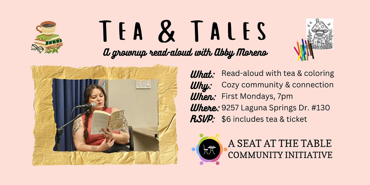 Tea & Tales: A Grownup Read-Aloud
