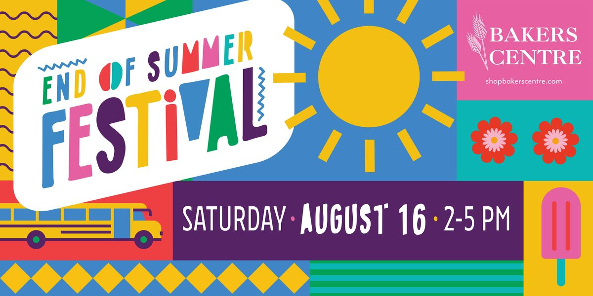 Bakers Centre End of Summer Festival | Free Family Event