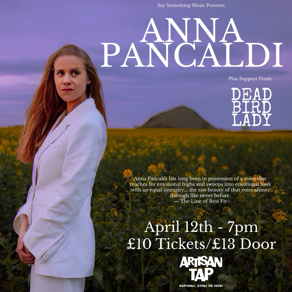 Anna Pancaldi + Dead Bird Lady