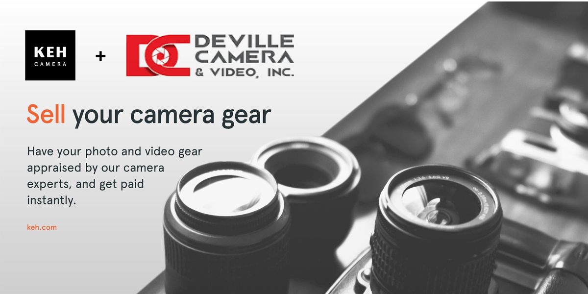 Sell your camera gear (free event) at Deville Camera