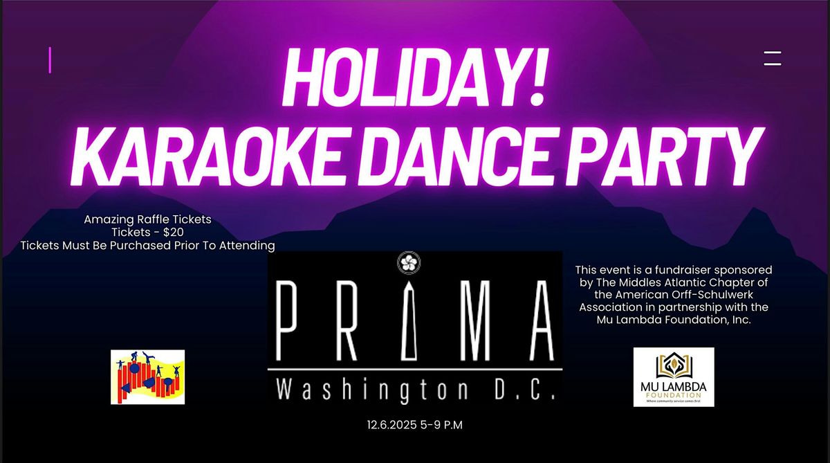 MAC-AOSA Holiday Dance Party in partnership with Mu Lambda Foundation, Inc.