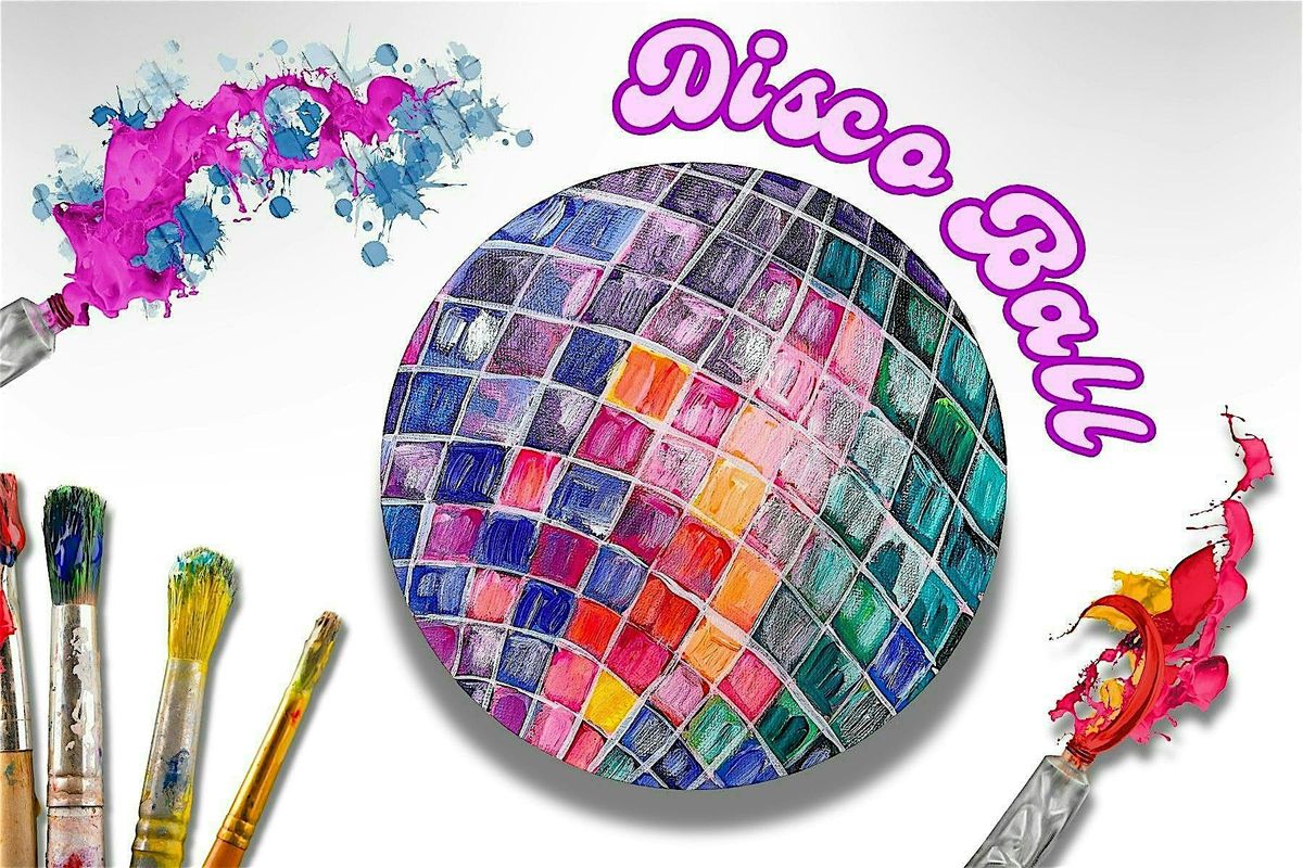 Kids Disco Ball Painting