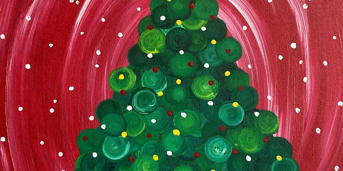 Swirly Christmas Tree - Paint and Sip by Classpop!\u2122