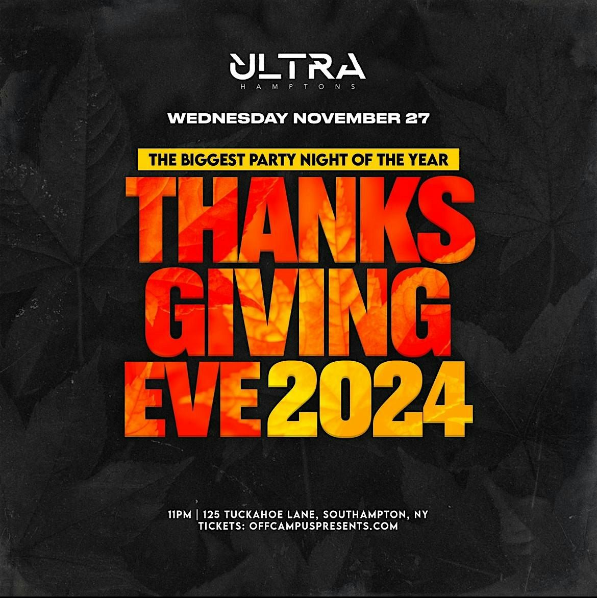 THANKSGIVING EVE 2023