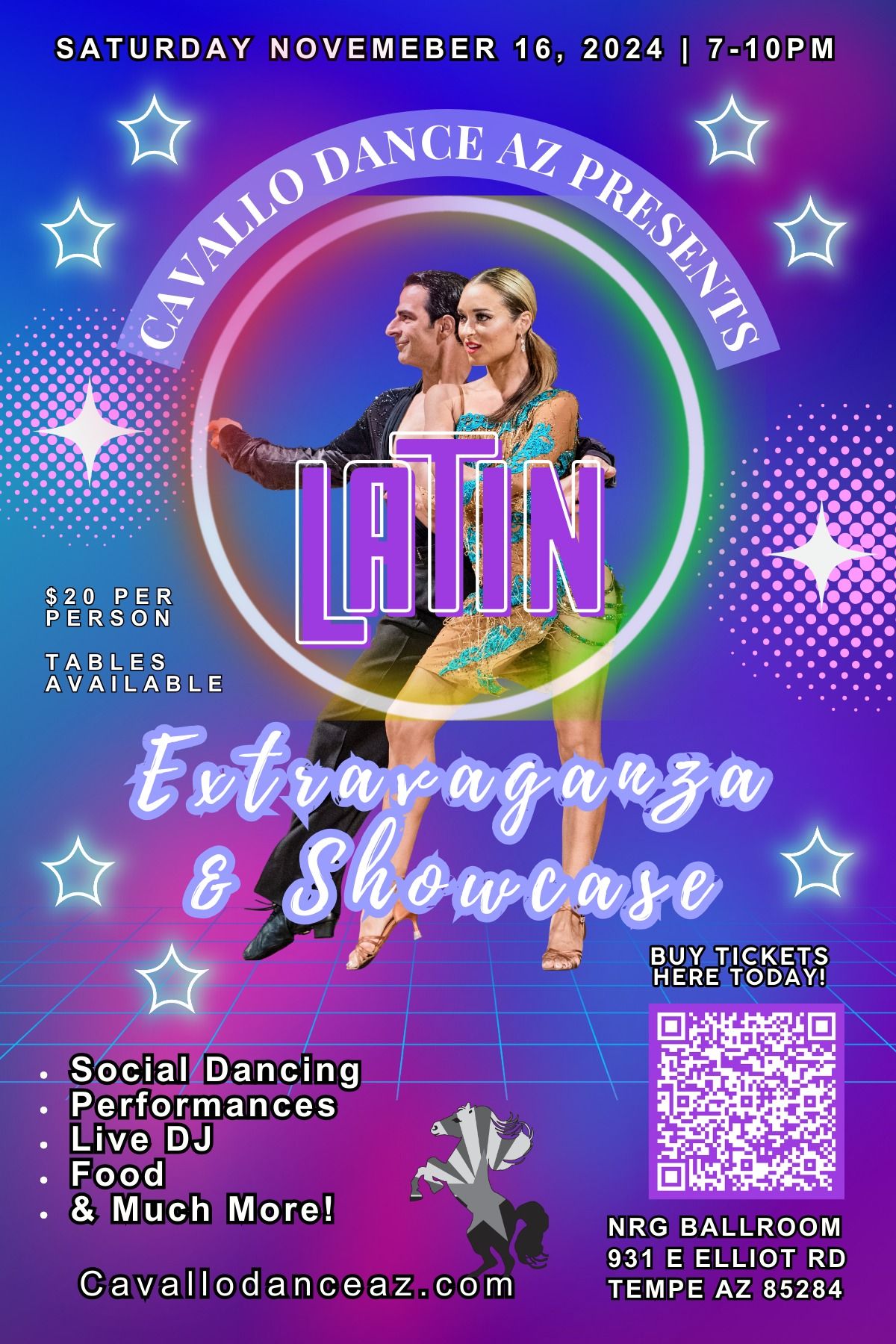 Cavallo Dance Az Presents: Latin Extravaganza Salsa Party & Showcase!