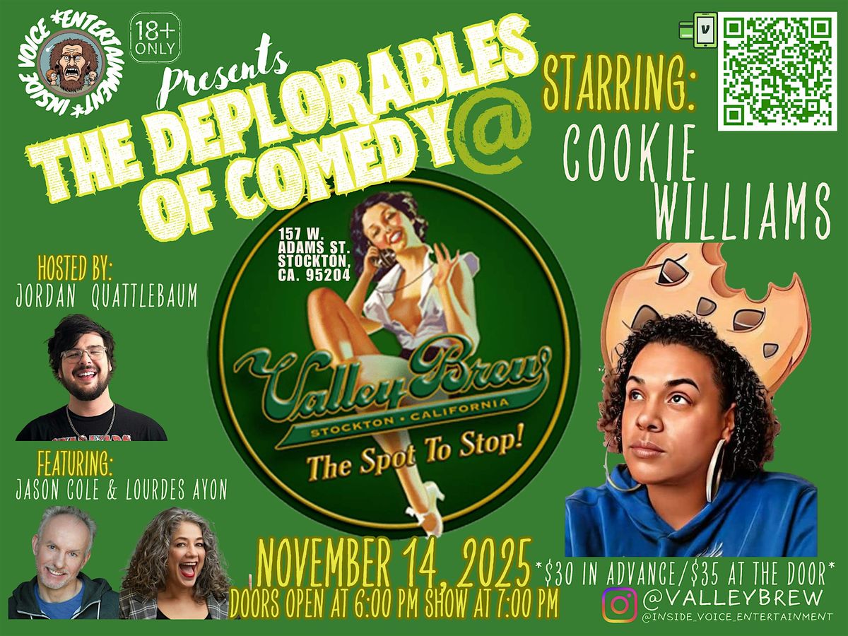 The Deplorables Of Comedy at Valley Brew