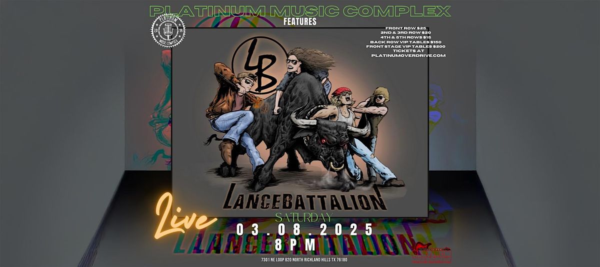 A Night of Classic Rock - LanceBattalion  in NRH at Platinum Music Complex!