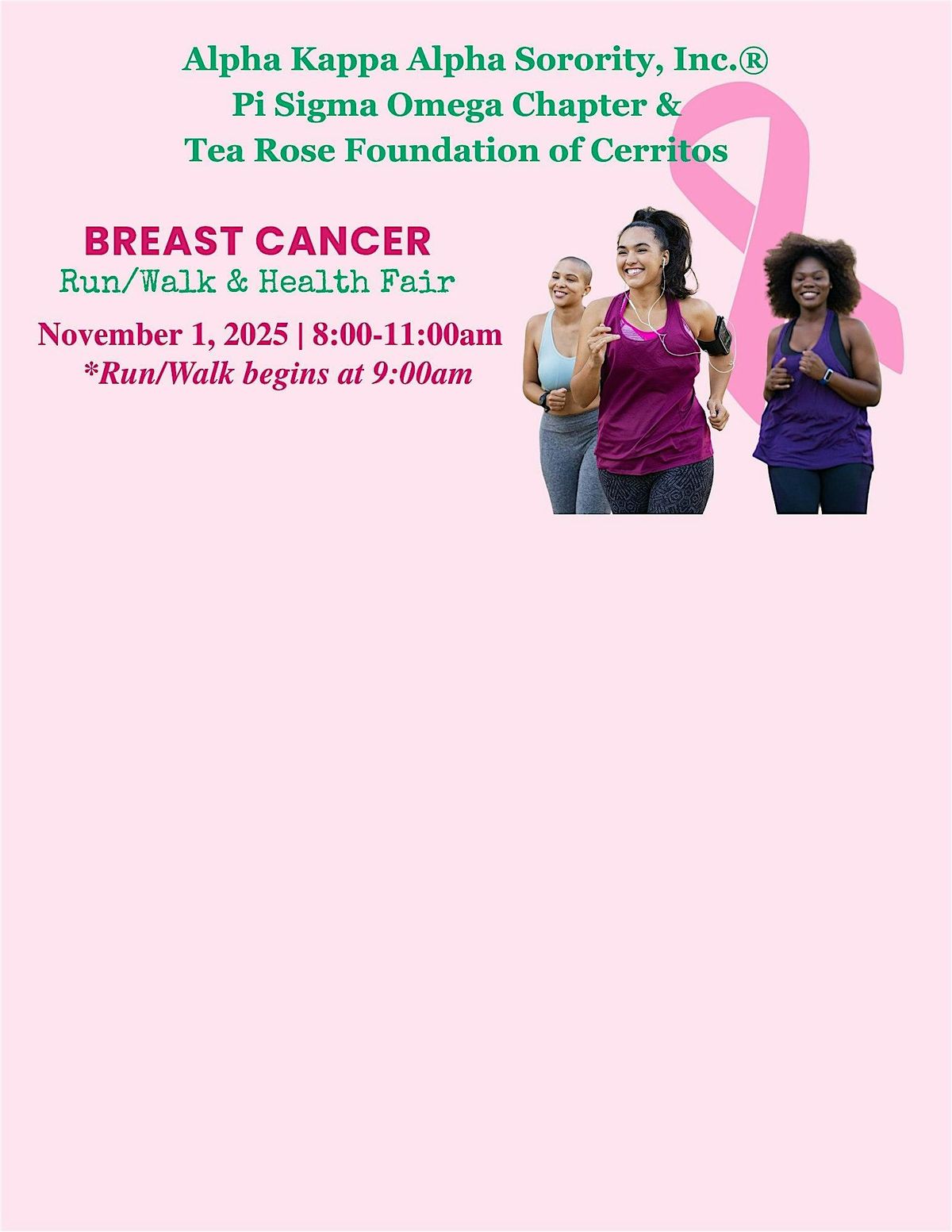 BREAST CANCER Run\/Walk & Health Fair 2025