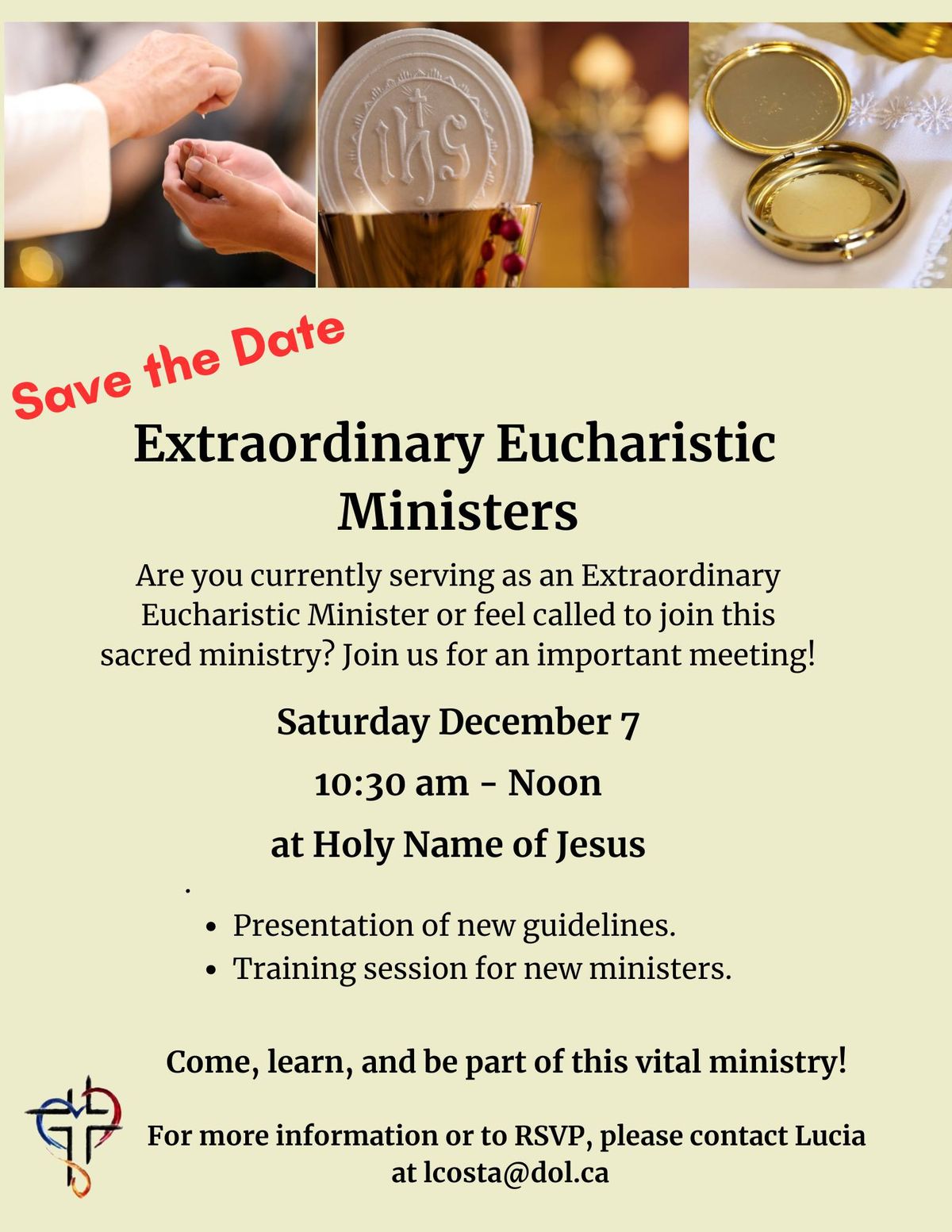 Extraordinary Eucharistic Ministers Meeting